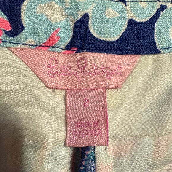 LILLY PULITZER Buttercup Shorts in Going Coastal Print - Picture 3 of 7